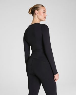 Long Sleeve Top with SecretSweat Tech