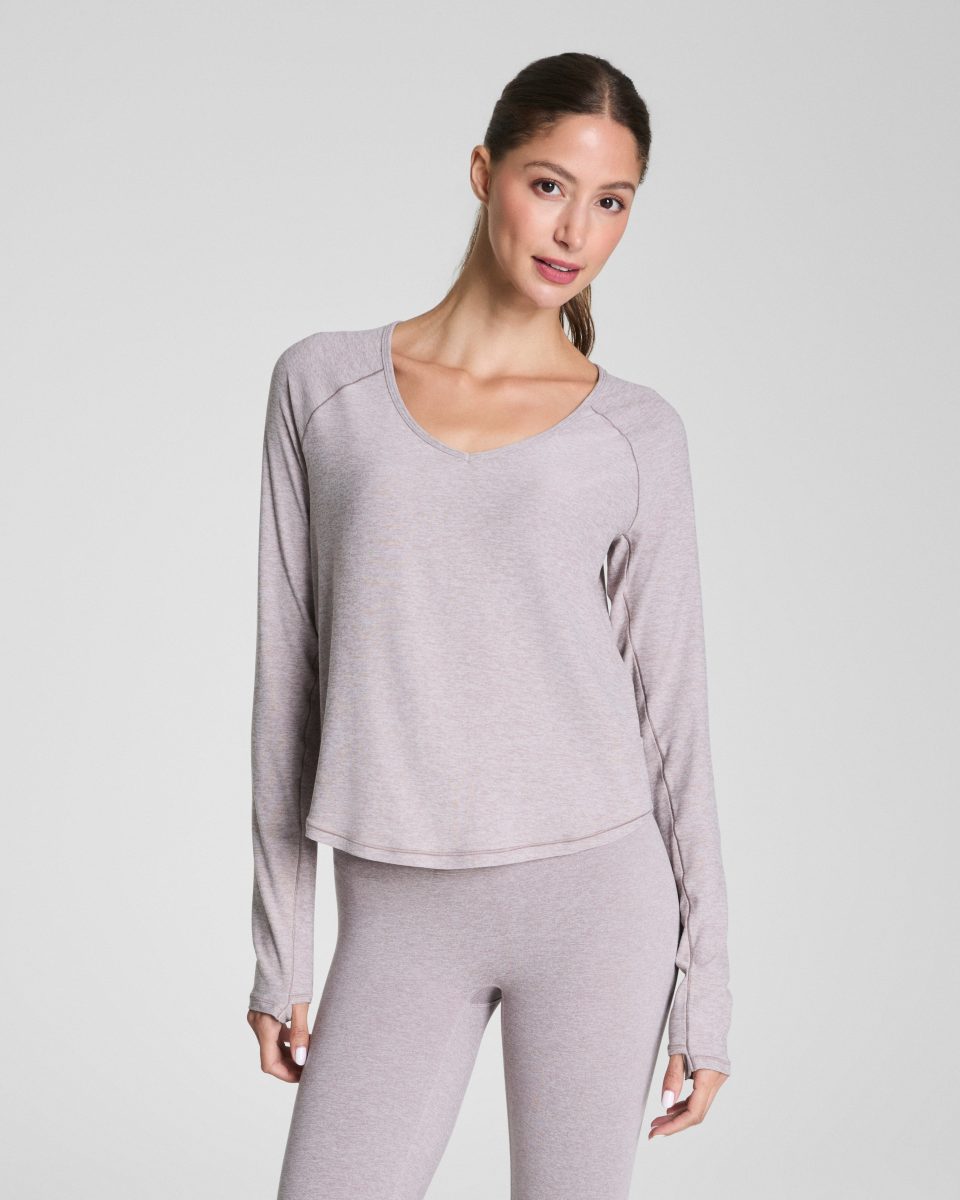 Long Sleeve V-Neck Top