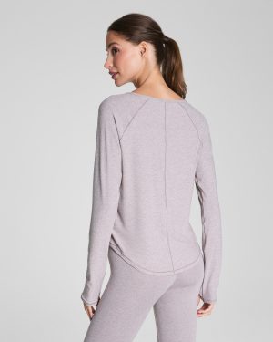 Long Sleeve V-Neck Top