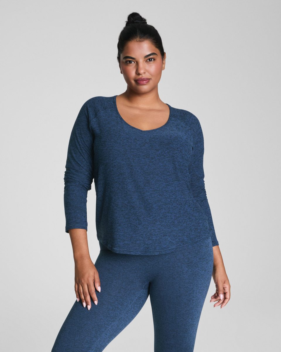 Long Sleeve V-Neck Top