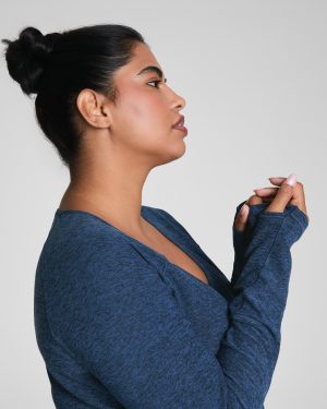 Long Sleeve V-Neck Top