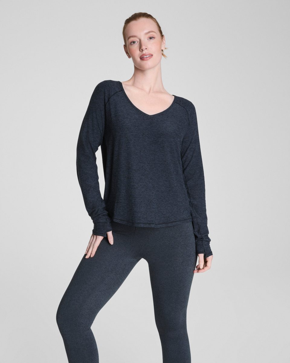 Long Sleeve V-Neck Top