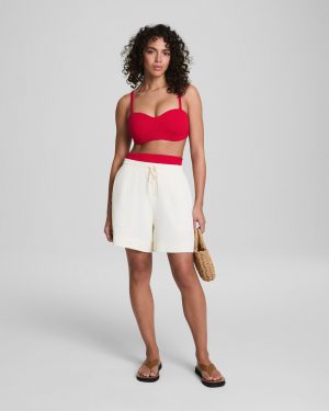 Convertible Pique Bandeau Bikini Top