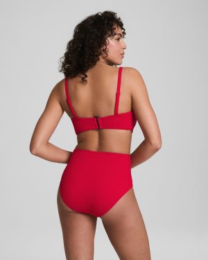 Convertible Pique Bandeau Bikini Top