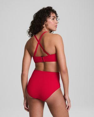 Convertible Pique Bandeau Bikini Top