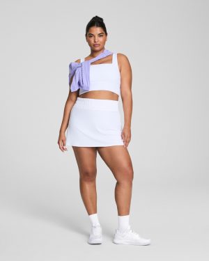 Cropped Square Neck Shelf Tank