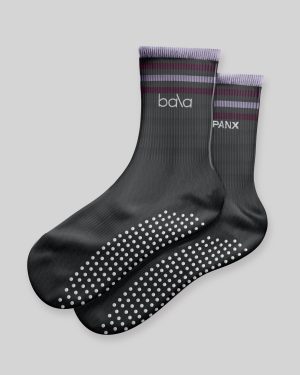 No-Slip High Socks