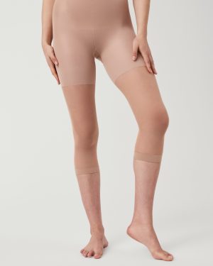 High-Waisted Footless Sheers